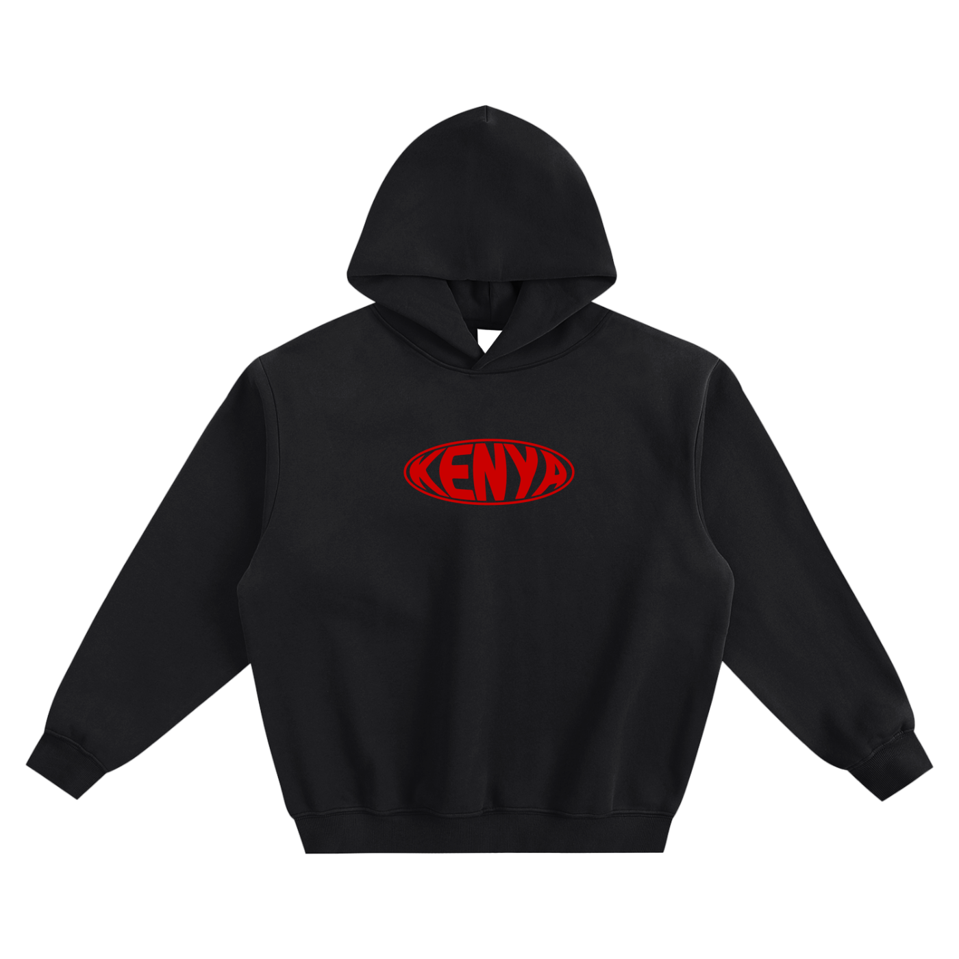 Kenya dreams Fleeced Boxy Hoodie