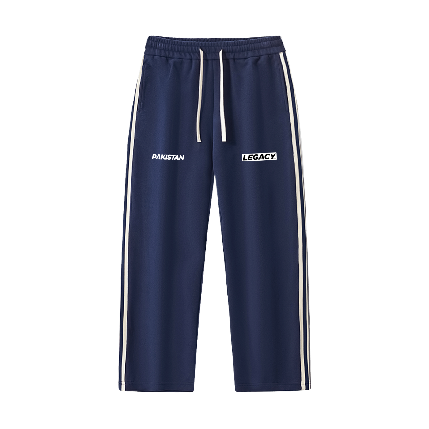 Pakistan Legacy Club Side-Stripe Straight-Leg Pants
