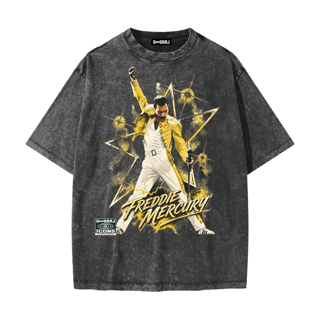 Freddie Mercury Snow Washed T-Shirt