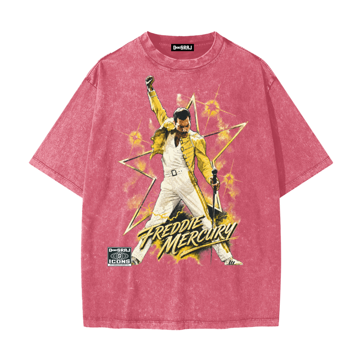 Freddie Mercury Snow Washed T-Shirt