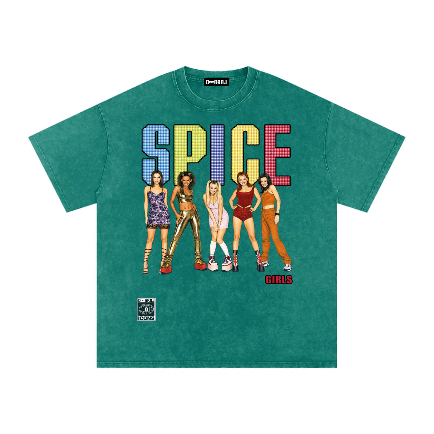 SPICE Snow Washed Oversized T-Shirt