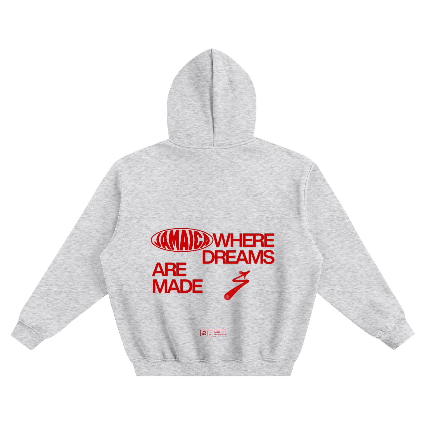 Jamaica dreams made Fleeced Boxy Hoodie
