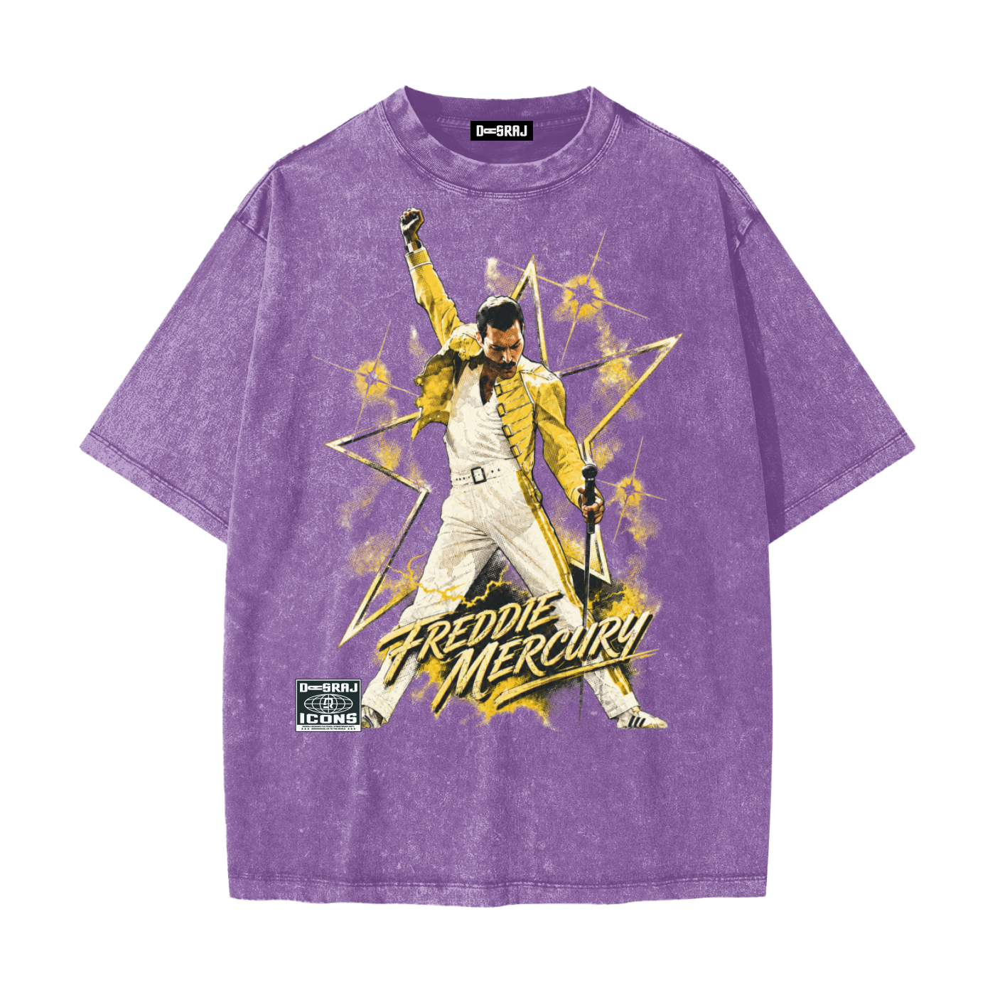 Freddie Mercury Snow Washed T-Shirt
