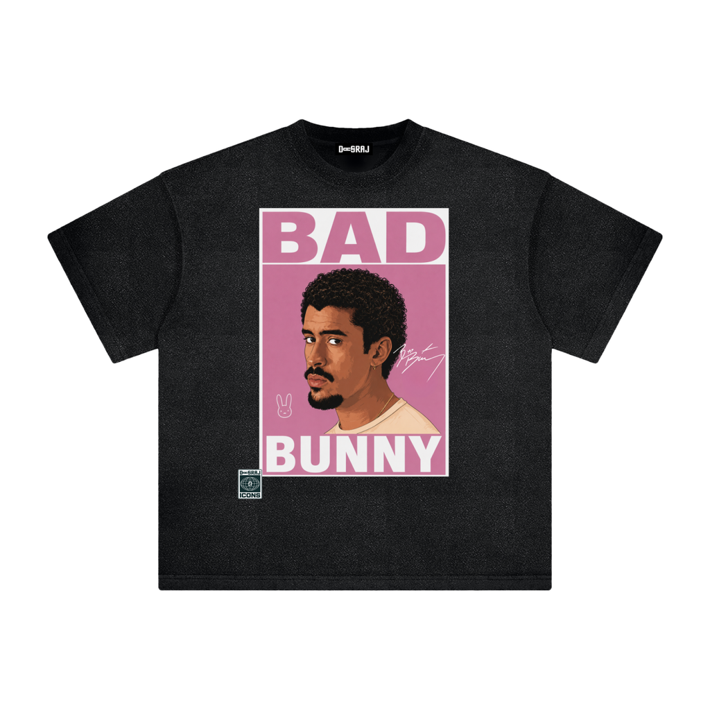 bad bunny Vintage Washed T-Shirt