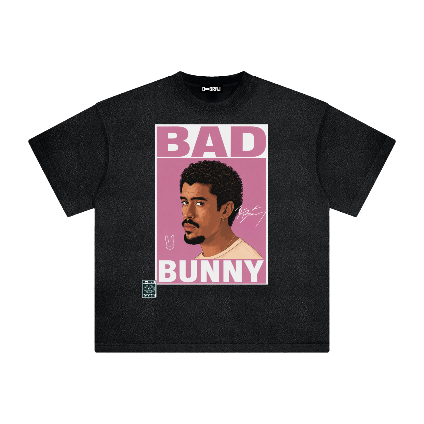 bad bunny Vintage Washed T-Shirt