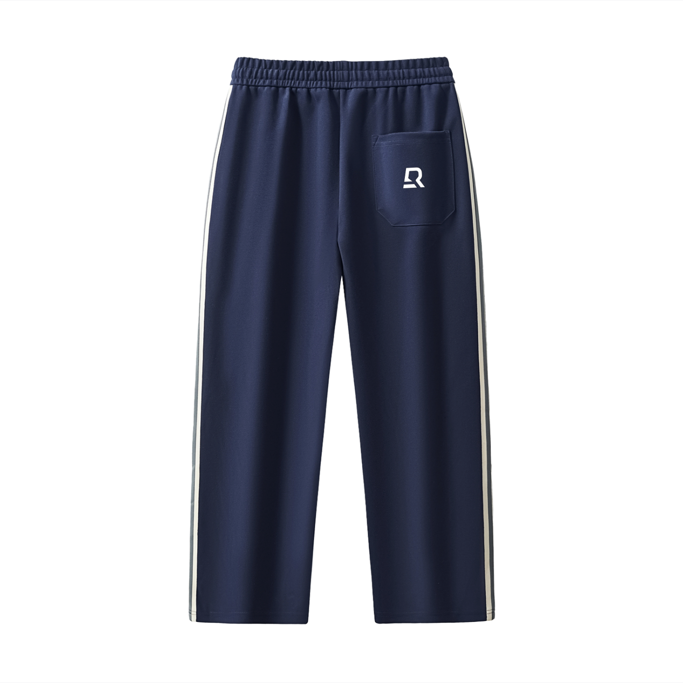 Panjab Legacy Club Side-Stripe Straight-Leg Pants