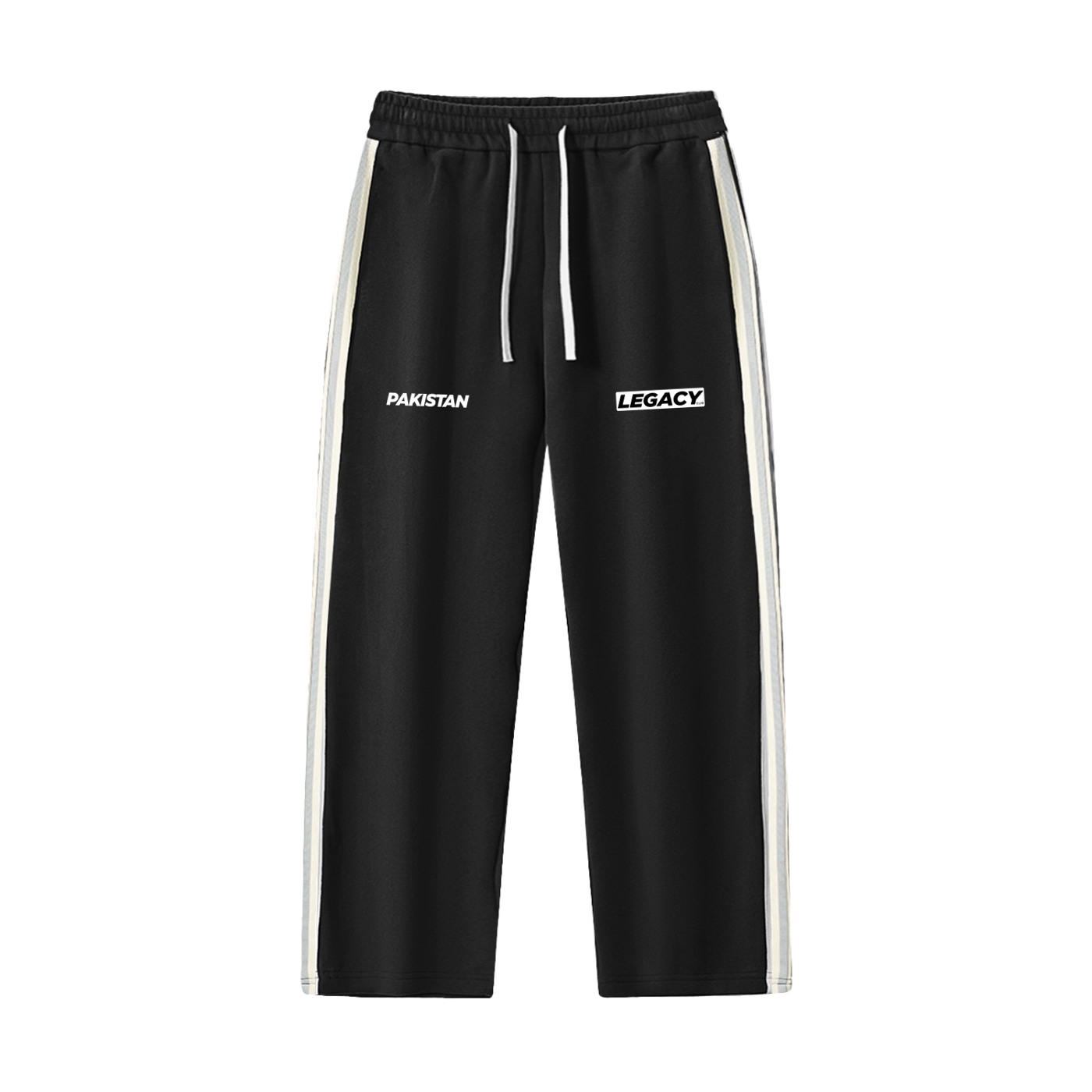 Pakistan Legacy Club Side-Stripe Straight-Leg Pants