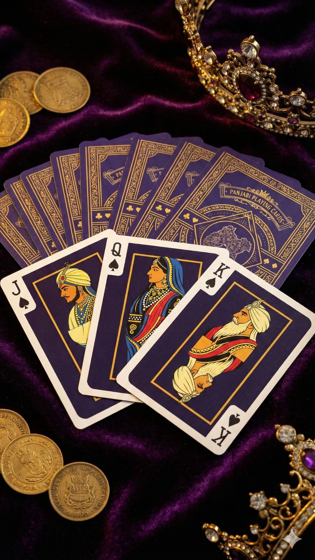 Panjabi Deck Of Cards - Royal Edition