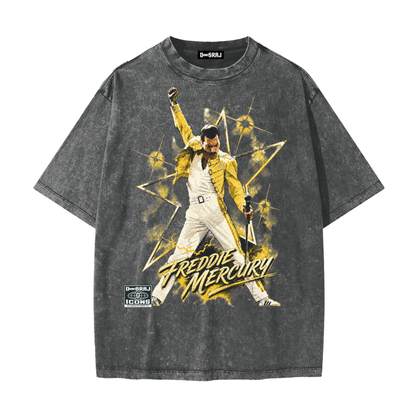 Freddie Mercury Snow Washed T-Shirt