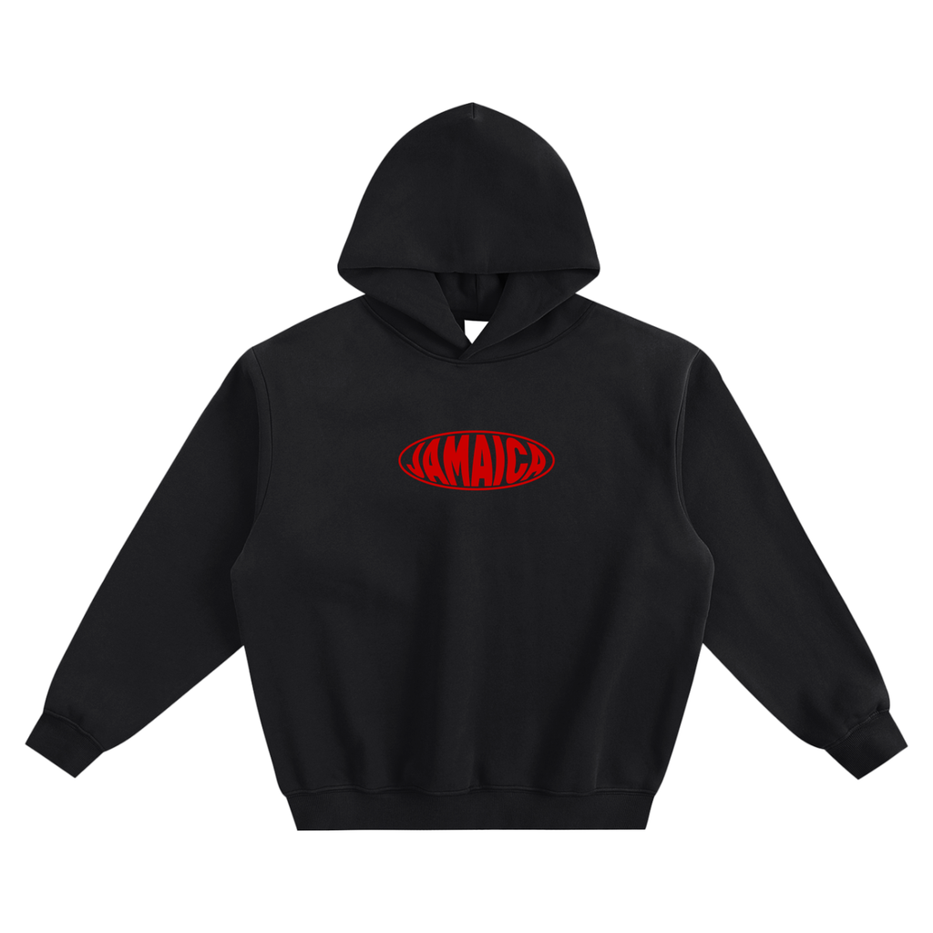 Jamaica dreams made Fleeced Boxy Hoodie