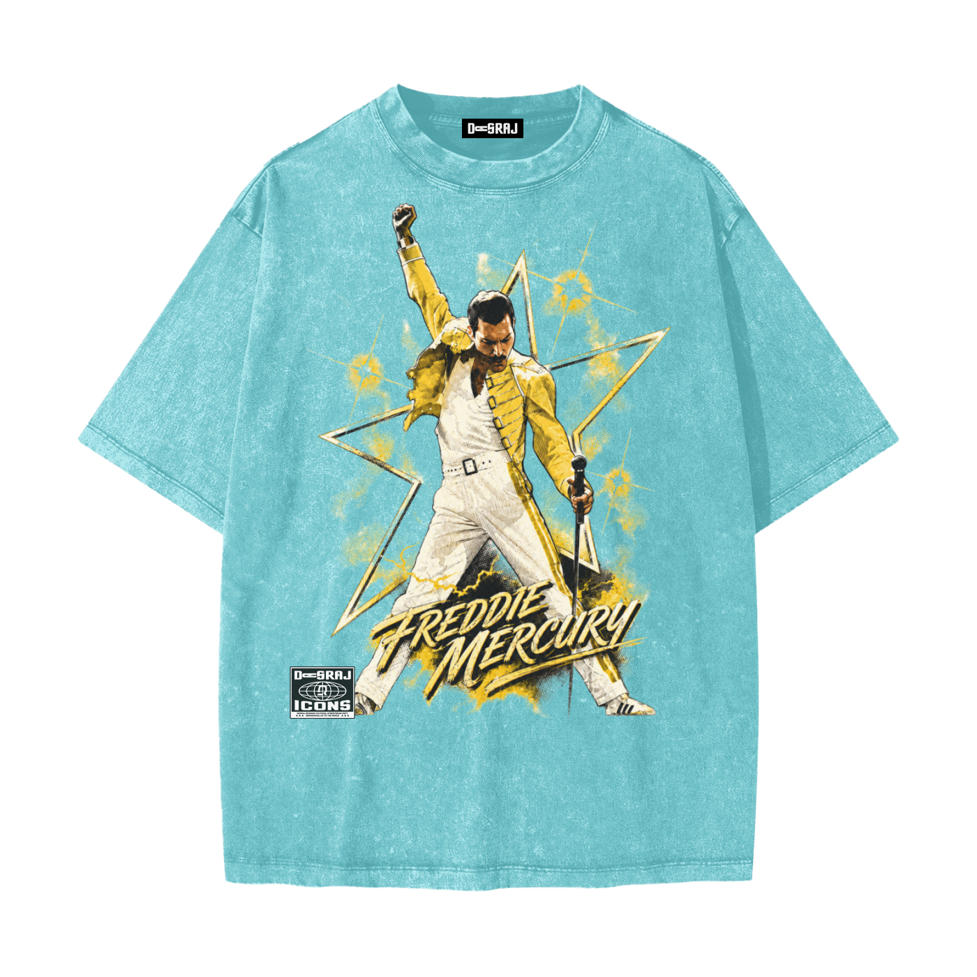 Freddie Mercury Snow Washed T-Shirt