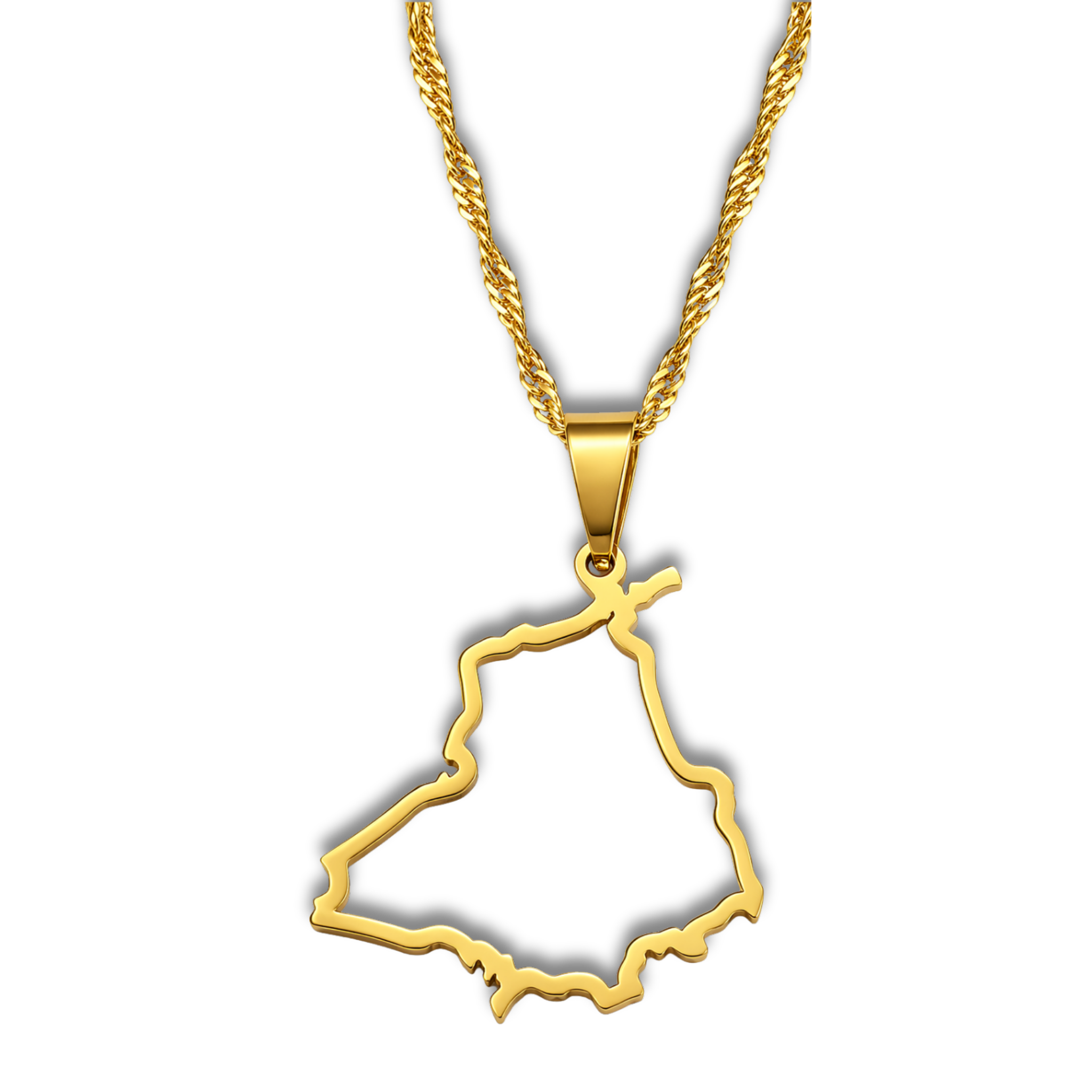 Desraj Panjab Outline Necklace